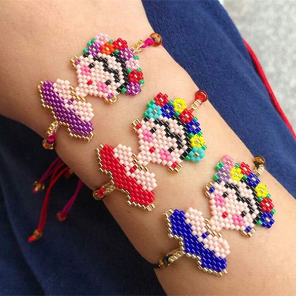 new hand-made weaving miyuki bracelets pink gold tassel boho cartoon charm fine jewelry gift for women girls valentine's day, Golden;silver
new hand-made weaving miyuki bracelets pink gold tassel boho cartoon charm fine jewelry gift for women girls valentine's day, Golden;silver
