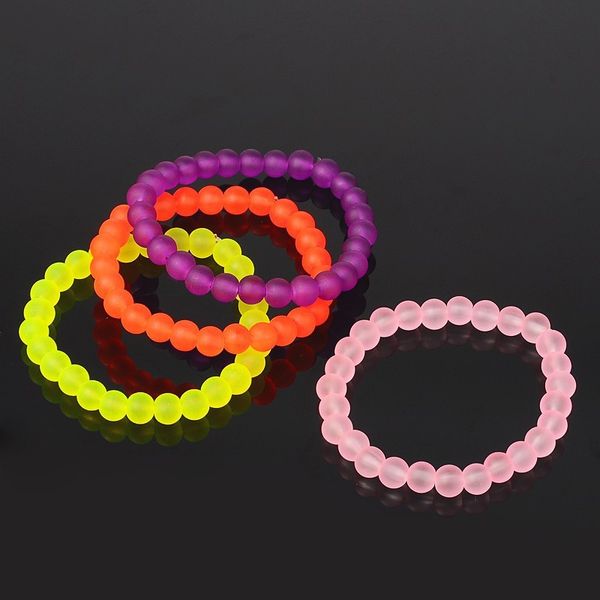 30pcs stretchy frosted glass beads kids bracelets for children's day gifts,about 42mm inner diameter, beads: 6mm f50, Black
30pcs stretchy frosted glass beads kids bracelets for children's day gifts,about 42mm inner diameter, beads: 6mm f50, Black