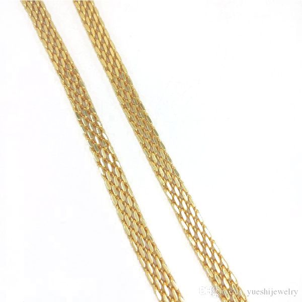 mesh chain necklace fashion men gold chain choker necklace stainless steel flat chain jewelry for men gift ys73, Silver
mesh chain necklace fashion men gold chain choker necklace stainless steel flat chain jewelry for men gift ys73, Silver