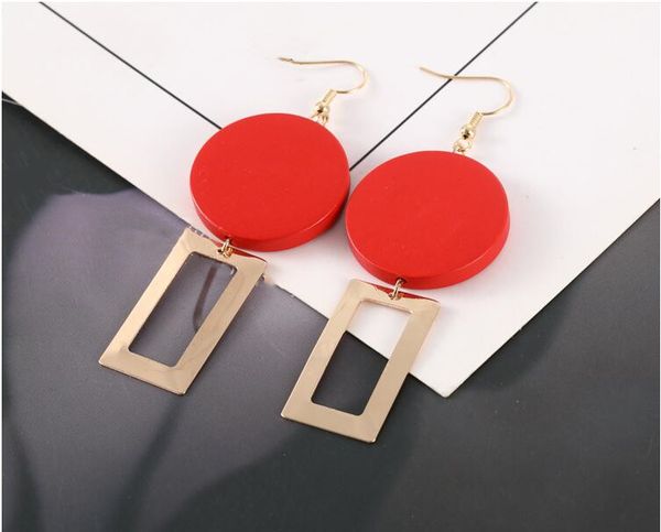 selling designer luxury nightclub wind street patting earrings fashionable hip-hop temperament retro red wood block geometric splicing p, Golden;silver
selling designer luxury nightclub wind street patting earrings fashionable hip-hop temperament retro red wood block geometric splicing p, Golden;silver