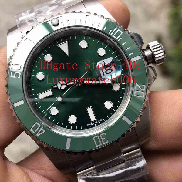 n v5 version 2813 movement watch green ceramic bezel sapphire glass ss mens watch watches original box 40mm 116610, Slivery;brown
n v5 version 2813 movement watch green ceramic bezel sapphire glass ss mens watch watches original box 40mm 116610, Slivery;brown