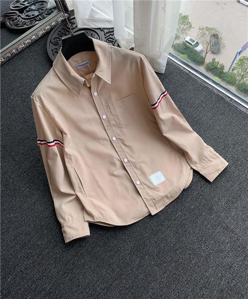 19fw luxurious brand design thom tb shirt long sleeve fashion khaki breathable men and women casual outdoor browne shirt, Gray;blue
19fw luxurious brand design thom tb shirt long sleeve fashion khaki breathable men and women casual outdoor browne shirt, Gray;blue