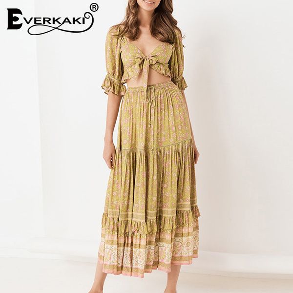 everkaki boho floral print long skirt women tassels sashes elastic waist gypsy summer ladies long skirts female 2020 spring new, Black
everkaki boho floral print long skirt women tassels sashes elastic waist gypsy summer ladies long skirts female 2020 spring new, Black