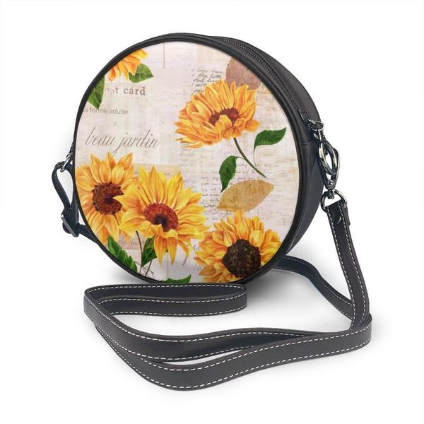 2020 women shoulder bags girls round bags vibrant watercolor sunflowers letters women's casual messenger crossbody
2020 women shoulder bags girls round bags vibrant watercolor sunflowers letters women's casual messenger crossbody