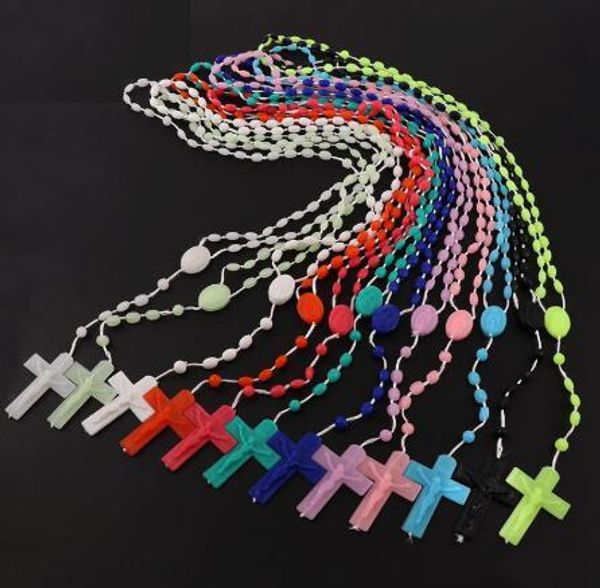 12 pieces factory multicolor rosaries low in dark plastic rosary beads luminous necklace catholicism prayer religious jewelry
12 pieces factory multicolor rosaries low in dark plastic rosary beads luminous necklace catholicism prayer religious jewelry