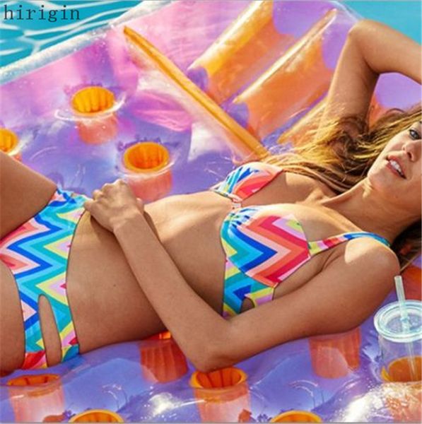 women 2 pcs bikini set push-up padded bra bandage swimsuit triangle swimwear print striped bathing suit summer beachwear ok
women 2 pcs bikini set push-up padded bra bandage swimsuit triangle swimwear print striped bathing suit summer beachwear ok