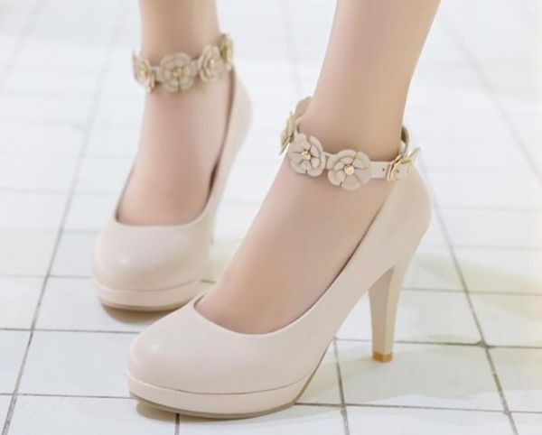 2019 women's shoes in spring and autumn with new style high heel fine heel round head waterproof table flower@nm626, Black
2019 women's shoes in spring and autumn with new style high heel fine heel round head waterproof table flower@nm626, Black