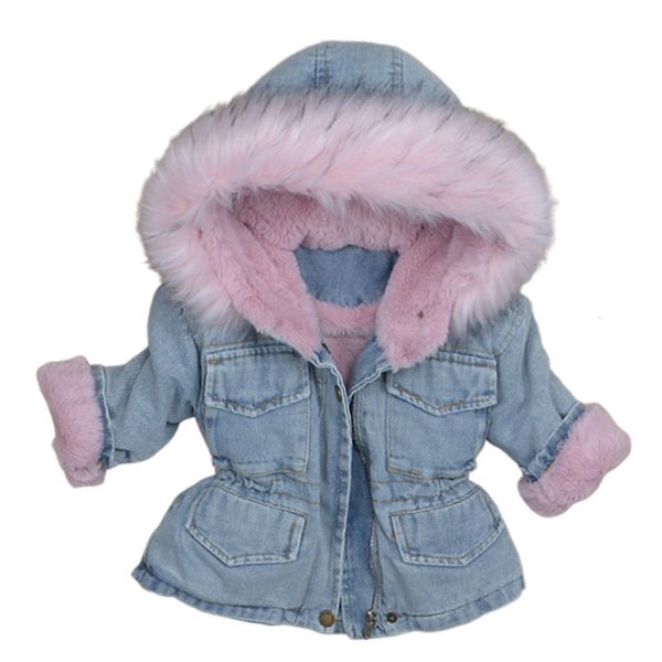 winter baby girls denim thicken jacket velvet warm outerwear baby girls coat kids parka, Blue;gray
winter baby girls denim thicken jacket velvet warm outerwear baby girls coat kids parka, Blue;gray