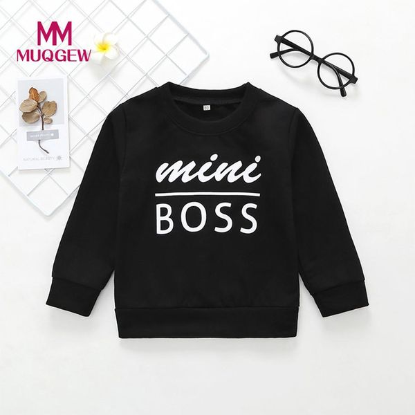 muqgew fashion toddler kids baby boys girls long sleeve letter mini boss sweatshirt clothes roupa infantil black 6m-4t 2019
muqgew fashion toddler kids baby boys girls long sleeve letter mini boss sweatshirt clothes roupa infantil black 6m-4t 2019