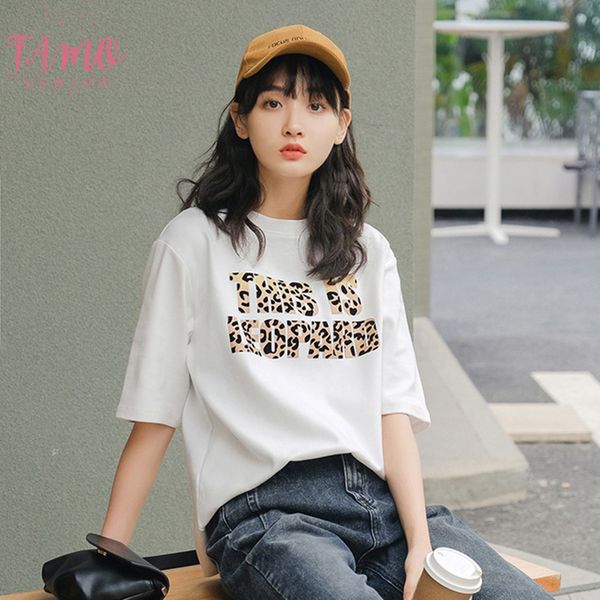 leopard print t shirts women 2019 spring summer tees casual short sleeve harajuku cool letters long t shirt female, White
leopard print t shirts women 2019 spring summer tees casual short sleeve harajuku cool letters long t shirt female, White