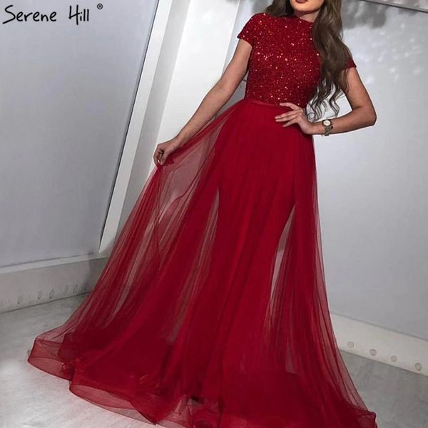 party dresses dubai luxury latest design red evening 2021 crystal short sleeves gowns serene hill la60793, White;black
party dresses dubai luxury latest design red evening 2021 crystal short sleeves gowns serene hill la60793, White;black