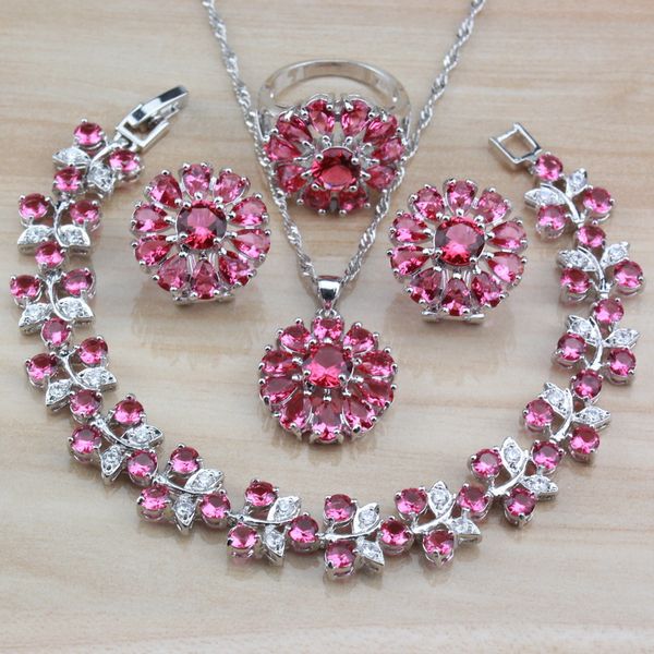 sweet rose red zircon young women wedding costume 925 silver big jewelry sets clip earrings/necklace/bracelet/ring for women, Slivery;golden
sweet rose red zircon young women wedding costume 925 silver big jewelry sets clip earrings/necklace/bracelet/ring for women, Slivery;golden
