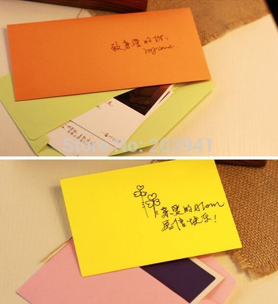 50pcs/lot vintage candy color series diy multifunction wedding party invitation envelope greeting cards gift envelope
50pcs/lot vintage candy color series diy multifunction wedding party invitation envelope greeting cards gift envelope