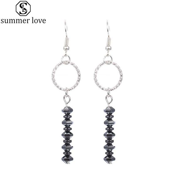 fashion irregular hematite stone beaded drop earrings handmade gold silver copper hoop dangle earrings for women girls jewelry-z
fashion irregular hematite stone beaded drop earrings handmade gold silver copper hoop dangle earrings for women girls jewelry-z