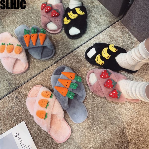 slhjc women winter plush slippers cute cartoon flat heel anti skid open toe cozy house floor bedroom shoes drags for female, Black
slhjc women winter plush slippers cute cartoon flat heel anti skid open toe cozy house floor bedroom shoes drags for female, Black