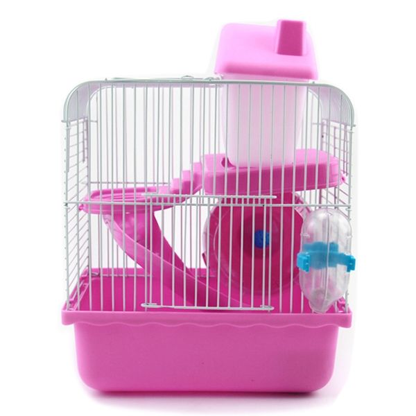 2 floors storey hamster cage mouse house with slide disk spinning bottle other pet supplies
2 floors storey hamster cage mouse house with slide disk spinning bottle other pet supplies