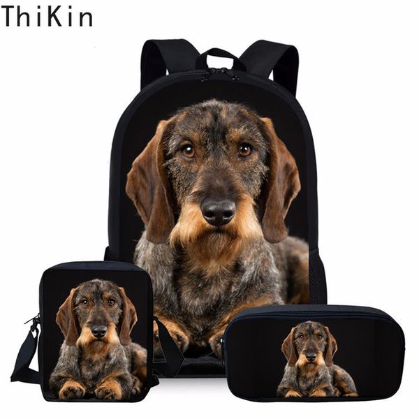 thikin 3pcs girls school backpack set cute 3d dachshund dog printing bagpack for kids preppy primary children bookbags mochila
thikin 3pcs girls school backpack set cute 3d dachshund dog printing bagpack for kids preppy primary children bookbags mochila