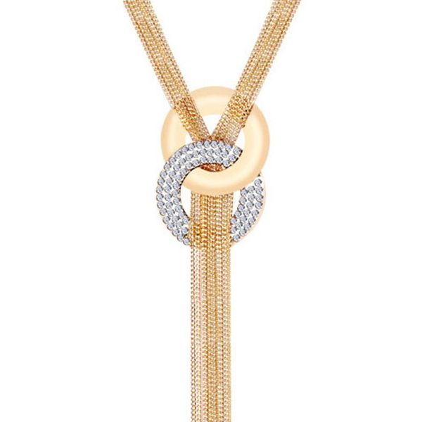 new long necklaces for women jewelry gift trendy zinc alloy statement rhinestone gold tassel necklaces, Silver
new long necklaces for women jewelry gift trendy zinc alloy statement rhinestone gold tassel necklaces, Silver