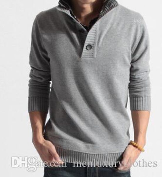 shirt collar knitted fashion warm sweatshirts mens autumn winter fake 2pcs sweaters, White;black
shirt collar knitted fashion warm sweatshirts mens autumn winter fake 2pcs sweaters, White;black
