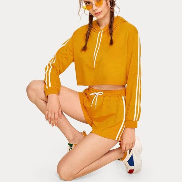 women's suit tracksuit women sportwear 2020 women ladies pullover hoodies sweatshirt +short sport wear casual sets#y15, White;black
women's suit tracksuit women sportwear 2020 women ladies pullover hoodies sweatshirt +short sport wear casual sets#y15, White;black