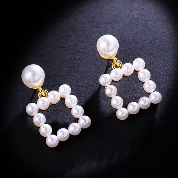 fashion pearl earrings for women gold bling geometric pendant long drop earrings ladies dangle summer jewelry gift, Silver
fashion pearl earrings for women gold bling geometric pendant long drop earrings ladies dangle summer jewelry gift, Silver