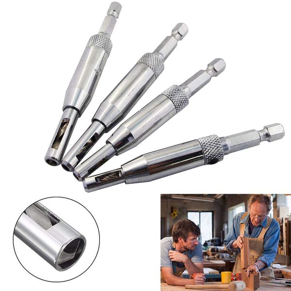 4pcs center drill bit set doors self-centering hinge tapper core drill bit kit hole puncher woodworking tool combo 5/64"- 1/4
4pcs center drill bit set doors self-centering hinge tapper core drill bit kit hole puncher woodworking tool combo 5/64"- 1/4