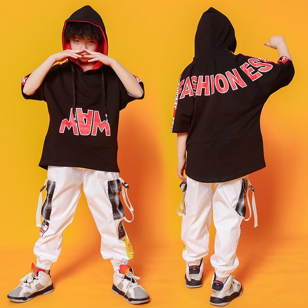 kids boys girls tshirt jogger pants hip hop dancing costume for competition loose children jazz hiphop street dance wear clothes, White
kids boys girls tshirt jogger pants hip hop dancing costume for competition loose children jazz hiphop street dance wear clothes, White