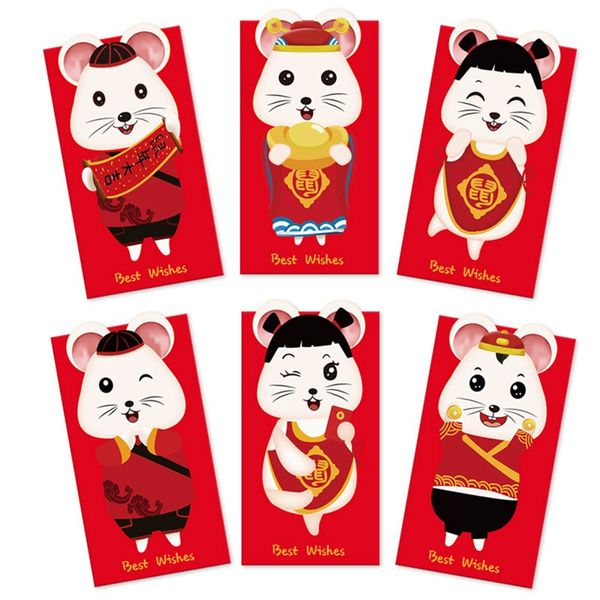 6pcs/pack cute red envelope to fill in money chinese tradition hongbao gift present new year wedding red envelope gift
6pcs/pack cute red envelope to fill in money chinese tradition hongbao gift present new year wedding red envelope gift