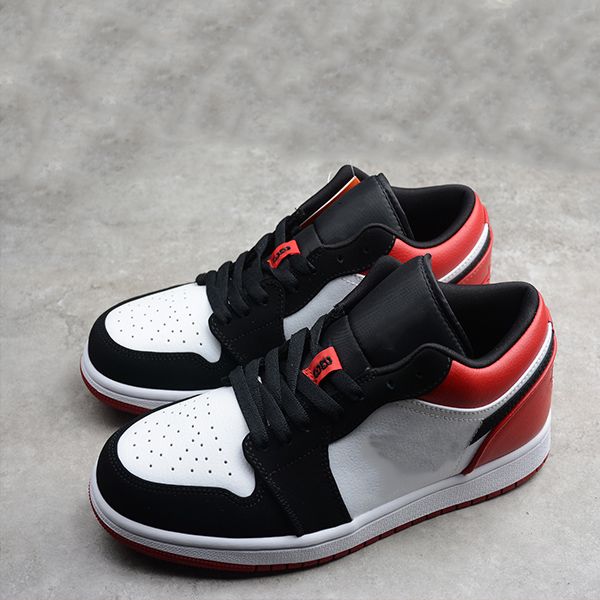 2019 1 og low basketball shoes black toe white/black-gym red mens trainers 553558-116 size 40-46 with box
2019 1 og low basketball shoes black toe white/black-gym red mens trainers 553558-116 size 40-46 with box