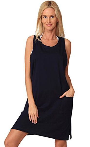 ingear cotton dress beach casual tank summer fashion white cover up plus size, Black;gray
ingear cotton dress beach casual tank summer fashion white cover up plus size, Black;gray