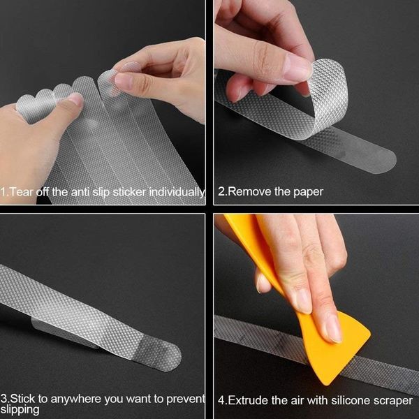 non slip strips stickers for bathtubs showers stairs and floors strips with scraper 24 pcs other bath toilet supplies
non slip strips stickers for bathtubs showers stairs and floors strips with scraper 24 pcs other bath toilet supplies