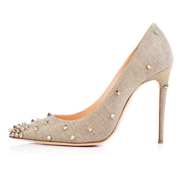 women lady new 2019 spikes rivets glitter sequins poined toes wedding heels stiletto high heels shoes pumps boots 12cm 10cm, Black
women lady new 2019 spikes rivets glitter sequins poined toes wedding heels stiletto high heels shoes pumps boots 12cm 10cm, Black