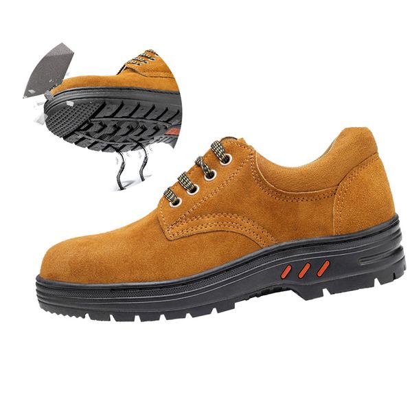 men's safety shoes anti-smash and puncture resistant, men's steel toe leather, wear-resistant, breathable, non-slip outdoor work s, Black;brown
men's safety shoes anti-smash and puncture resistant, men's steel toe leather, wear-resistant, breathable, non-slip outdoor work s, Black;brown