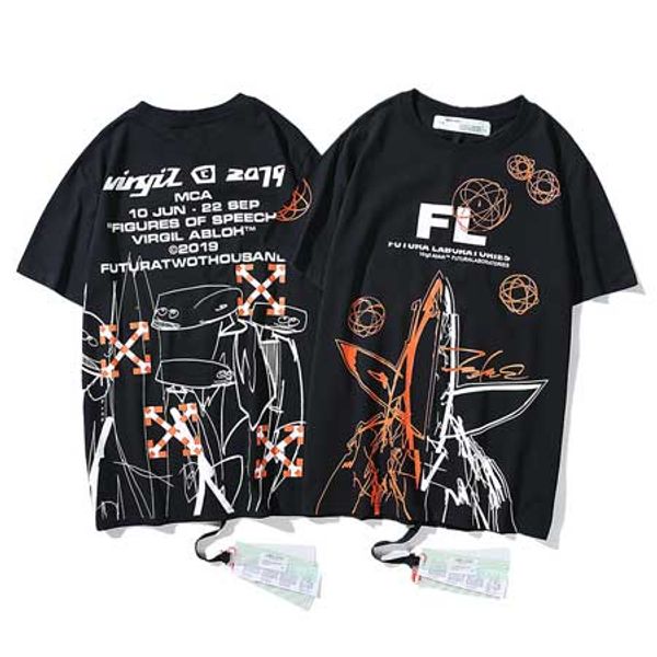 19 off designer luxury t-shirt fashion new short sleeve white black print breathable high-end casual hip hop
19 off designer luxury t-shirt fashion new short sleeve white black print breathable high-end casual hip hop