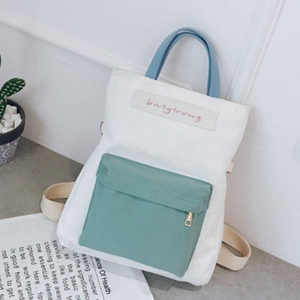 women's new casual fashion trend travel bag small fresh contrast color portable backpack multi-purpose canvas handbag
women's new casual fashion trend travel bag small fresh contrast color portable backpack multi-purpose canvas handbag