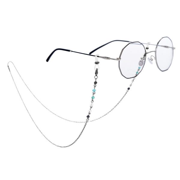 sunglasses chain zinc alloy promotion rushed women solid sunglasses cord glasses non-slip hanging chain neck colorful, Silver
sunglasses chain zinc alloy promotion rushed women solid sunglasses cord glasses non-slip hanging chain neck colorful, Silver