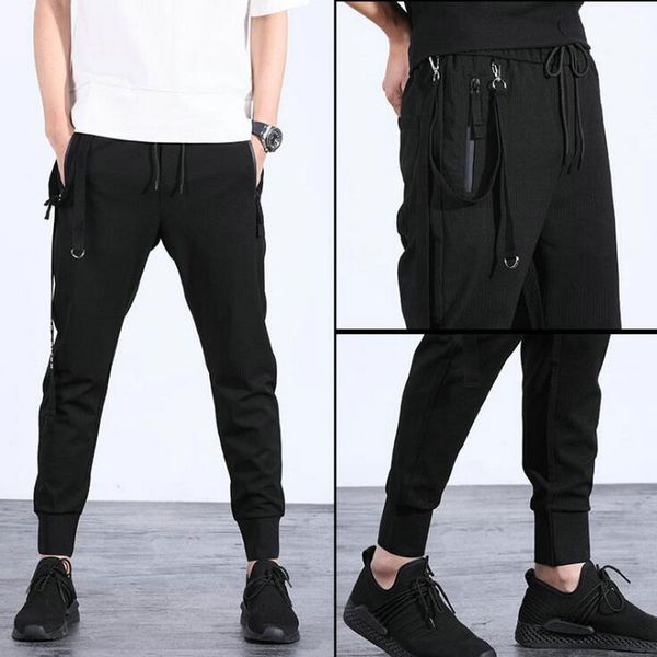 western style cargo harem pant men 2019 hip hop pockets casual jogger trousers elastic waist mens harajuku streetwear pants, Black
western style cargo harem pant men 2019 hip hop pockets casual jogger trousers elastic waist mens harajuku streetwear pants, Black