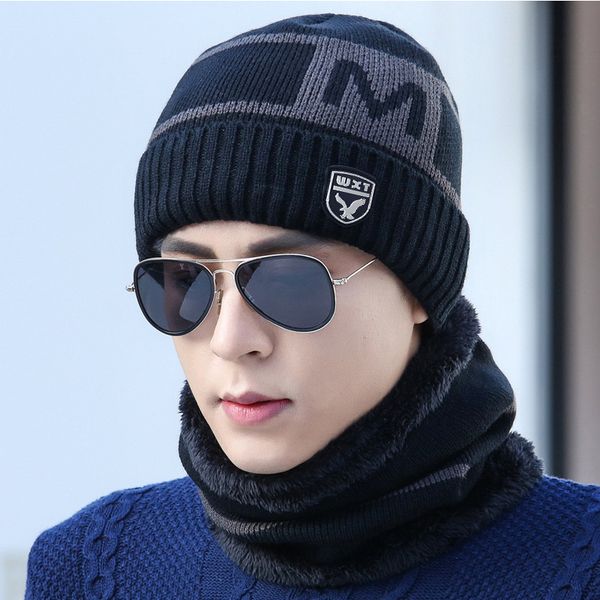 new winter knitted hats scarf set winter cap beanie thick neck warm wool bonnet skullies beanies for men women knitted hat, Blue;gray
new winter knitted hats scarf set winter cap beanie thick neck warm wool bonnet skullies beanies for men women knitted hat, Blue;gray