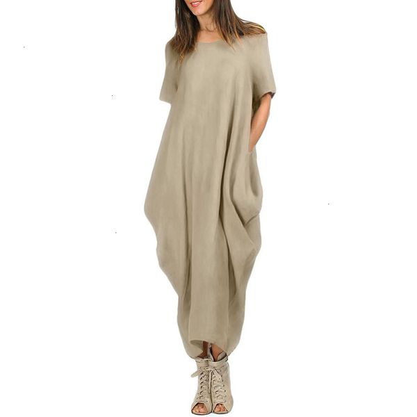 women dresses women clothes casual women maxi dress o neck summer asymmetric baggy plus size 4xl 5xl long dresses loose vestido female, Black;gray
women dresses women clothes casual women maxi dress o neck summer asymmetric baggy plus size 4xl 5xl long dresses loose vestido female, Black;gray