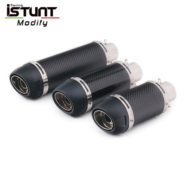 istunt universal motorcycle exhaust escape scooter modifed carbon fiber muffler pipe for cbf190 z250 msx125 nvx125 z300 r6 r3
istunt universal motorcycle exhaust escape scooter modifed carbon fiber muffler pipe for cbf190 z250 msx125 nvx125 z300 r6 r3