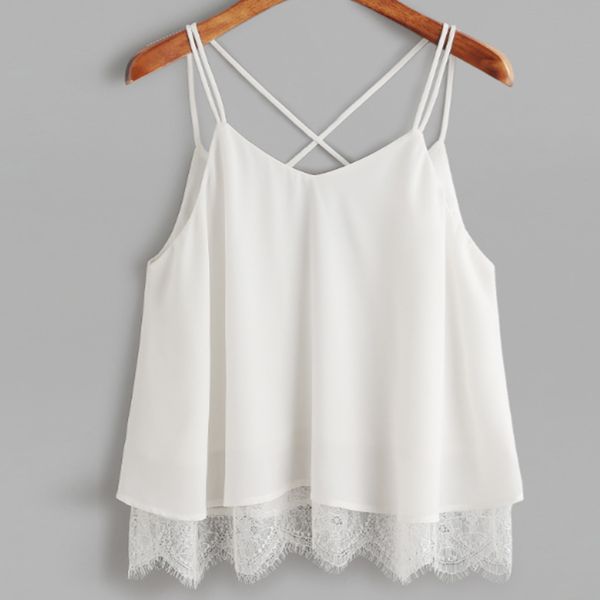 summer fashion women ladies lace patchwork cami lace camisole vest loose t shirt tank lace vest summer fashion clothes, White
summer fashion women ladies lace patchwork cami lace camisole vest loose t shirt tank lace vest summer fashion clothes, White