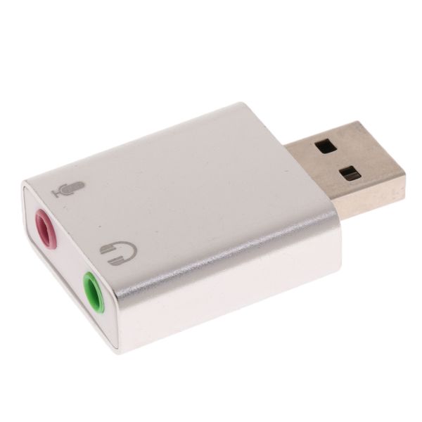 usb внешняя звуковая карта аудио адаптер с 3,5 мм разъемами для микрофона / наушников
usb внешняя звуковая карта аудио адаптер с 3,5 мм разъемами для микрофона / наушников
