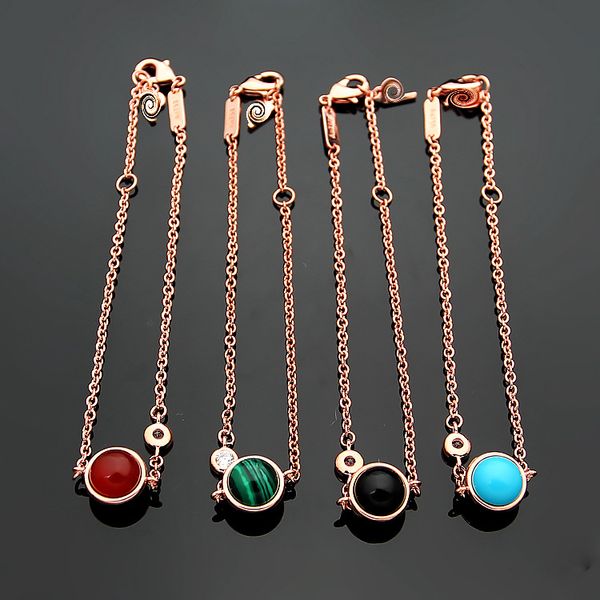2020 designer wholesales titanium steel p letter rotatable round bead bracelet lady's black red agate turquoise bracelet
2020 designer wholesales titanium steel p letter rotatable round bead bracelet lady's black red agate turquoise bracelet