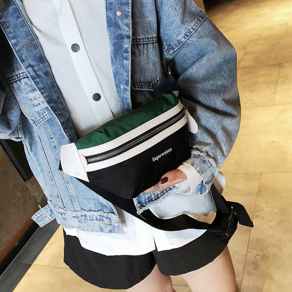 waist bag women 2019 new canvas leisure panelled fanny pack for girls letter bum bag packs fashion chest crossbody belt a02
waist bag women 2019 new canvas leisure panelled fanny pack for girls letter bum bag packs fashion chest crossbody belt a02