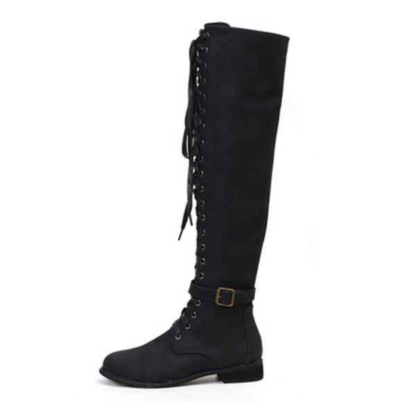 2019 zapatos mujer winter knee high boots women pu leather mid heels riding boots ladies buckle fringe vintage shoes chaussures femme, Black
2019 zapatos mujer winter knee high boots women pu leather mid heels riding boots ladies buckle fringe vintage shoes chaussures femme, Black