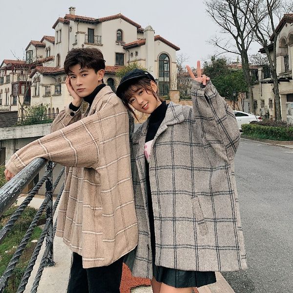 spring 2019 and summer new korean version of hip hop couple small fresh plaid long section lapel cotton coat men m- discount, Black
spring 2019 and summer new korean version of hip hop couple small fresh plaid long section lapel cotton coat men m- discount, Black