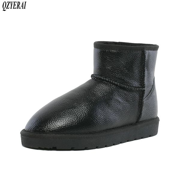 qzyerai 2019 new fashion 100% genuine cowhide leather snow boots australia classic women boots warm winter shoes for women, Black
qzyerai 2019 new fashion 100% genuine cowhide leather snow boots australia classic women boots warm winter shoes for women, Black