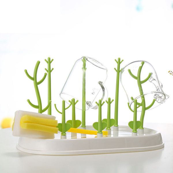 Hot Sale Baby Feeding Bottle Rack Cleaning Drying Shelf Cup Pacifier Holder Drainer Dryer
Hot Sale Baby Feeding Bottle Rack Cleaning Drying Shelf Cup Pacifier Holder Drainer Dryer