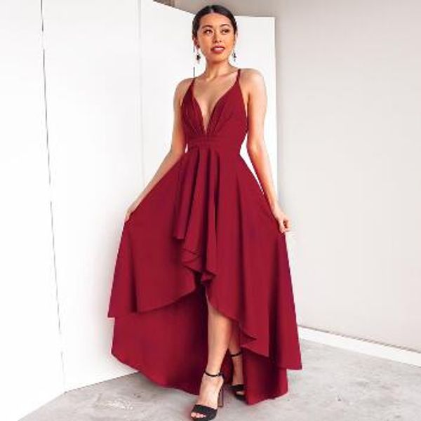 2019 deep v-neck backless sleeveless spaghetti straps evening dresses prom party dresses formal dresses, Black;red
2019 deep v-neck backless sleeveless spaghetti straps evening dresses prom party dresses formal dresses, Black;red