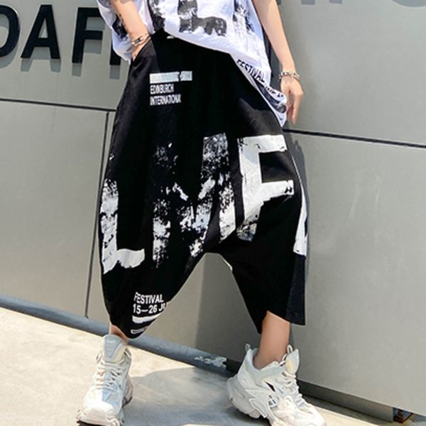 xuxi women loose slim size flax seven-point hip-hop fashion casual pants for girl summer low waist pantalon femme 2020 fz2036, Black;white
xuxi women loose slim size flax seven-point hip-hop fashion casual pants for girl summer low waist pantalon femme 2020 fz2036, Black;white